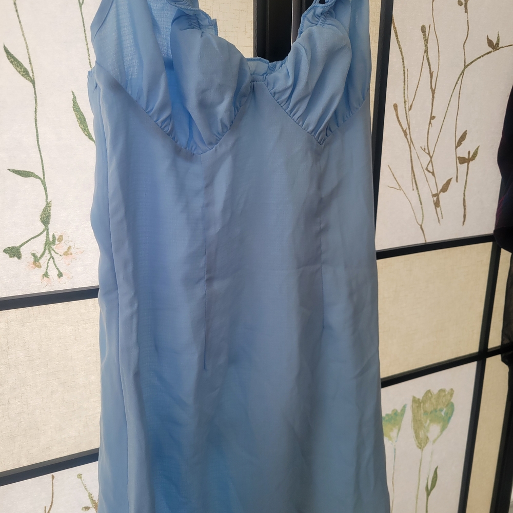 SHEIN Blue Mini Dress